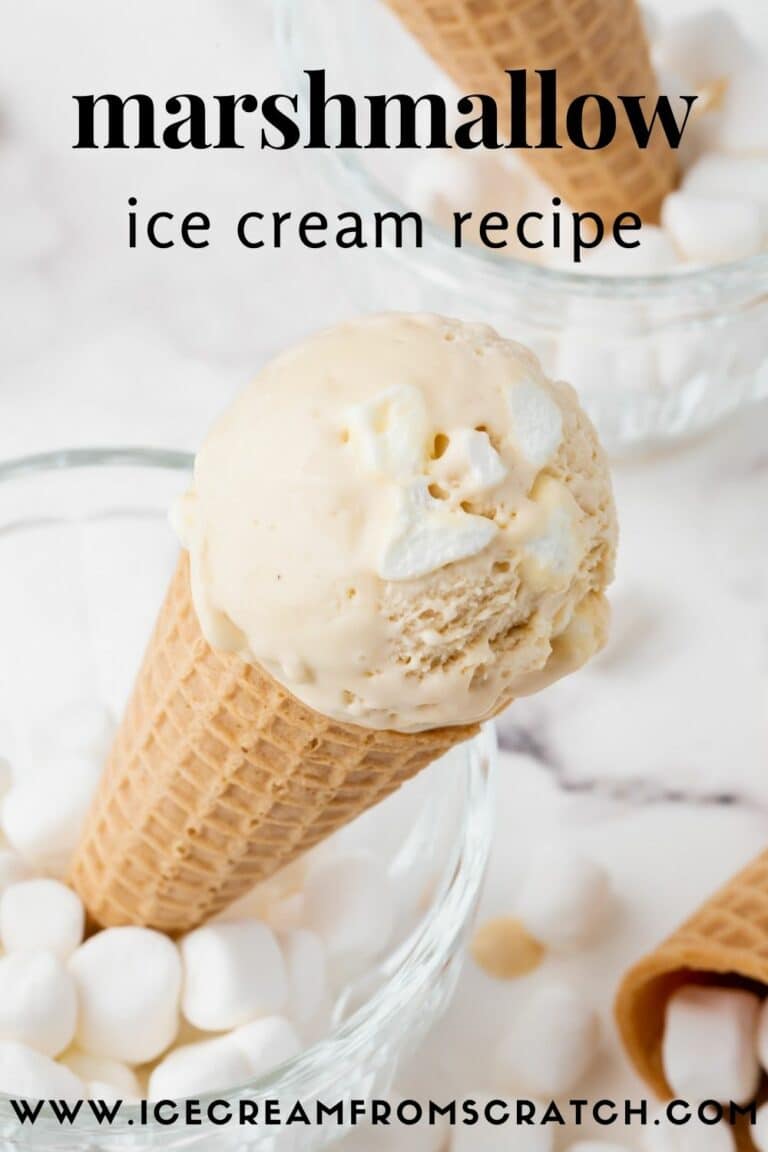 Homemade Marshmallow Ice Cream Recipe Ice Cream From Scratch