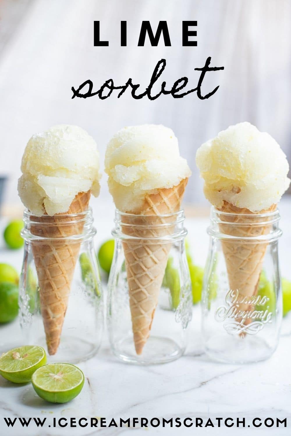 Lime Sorbet Recipe - Ice Cream From Scratch