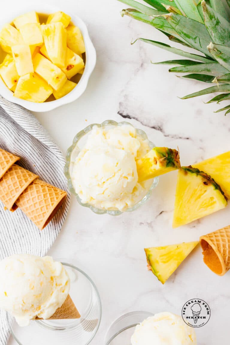 Pineapple Ice Cream Ice Cream From Scratch