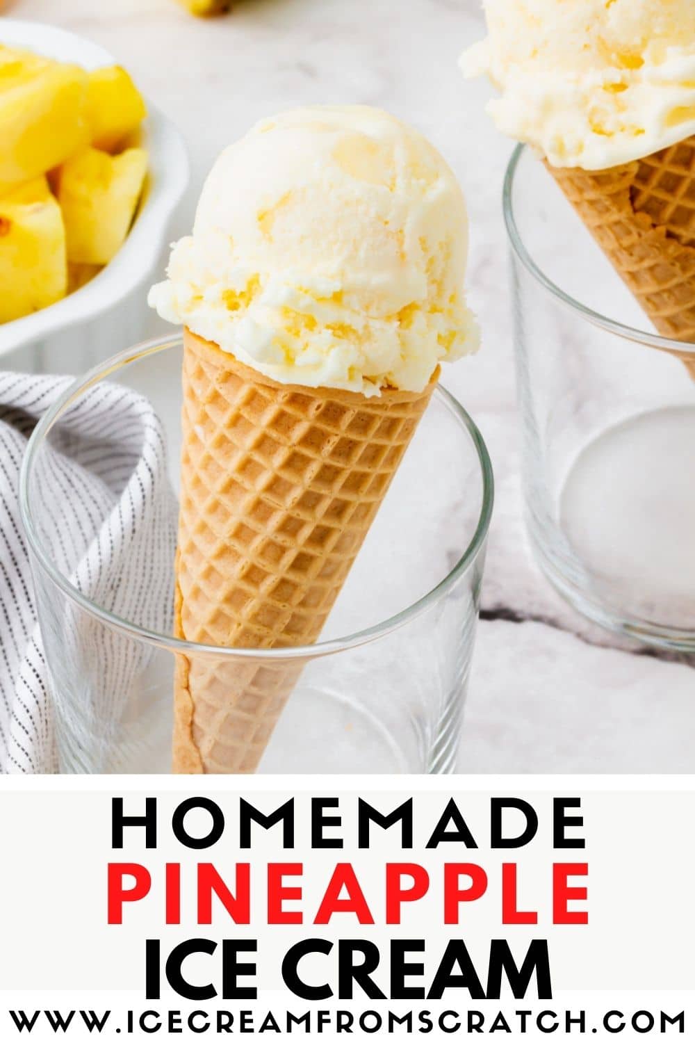 Pineapple Ice Cream Ice Cream From Scratch