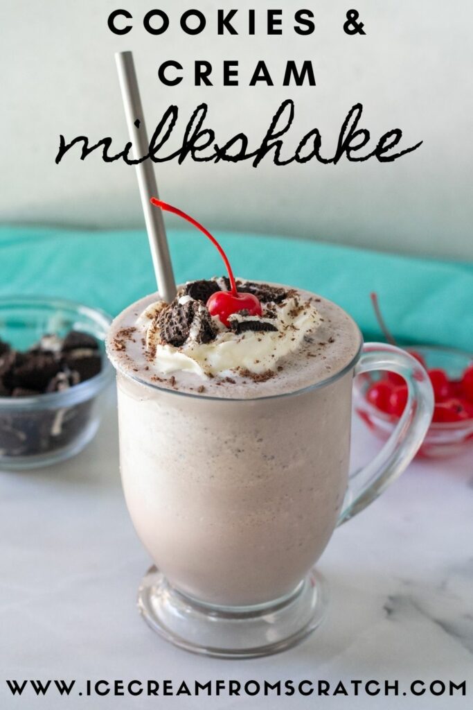 Cookies and Cream Milkshake - Ice Cream From Scratch