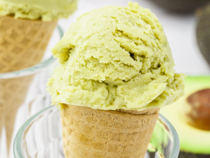 Avocado ice online cream