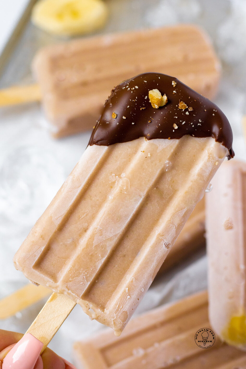 Banana Popsicles - Ice Cream From Scratch