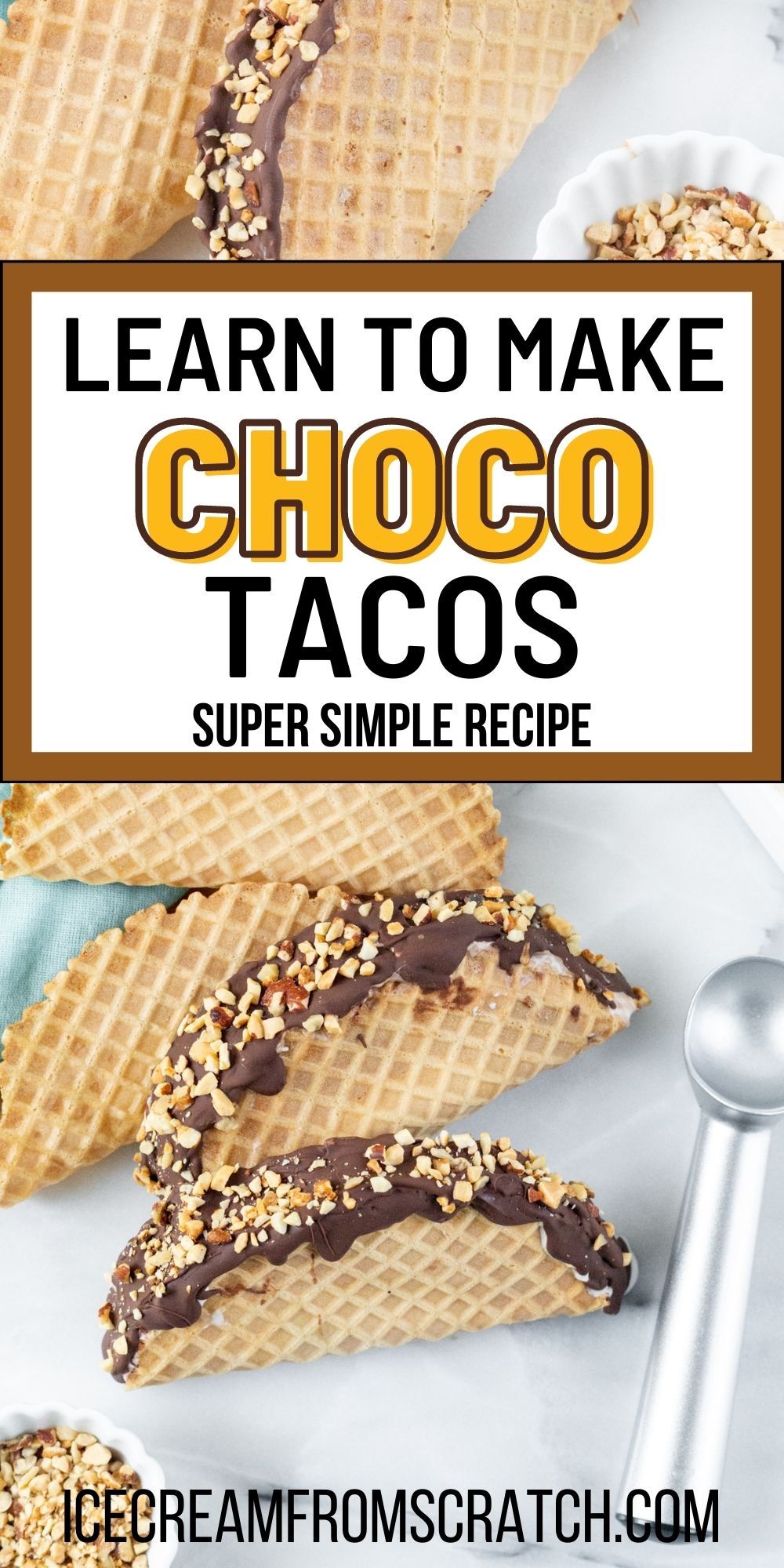 Easy Choco Tacos Ice Cream From Scratch