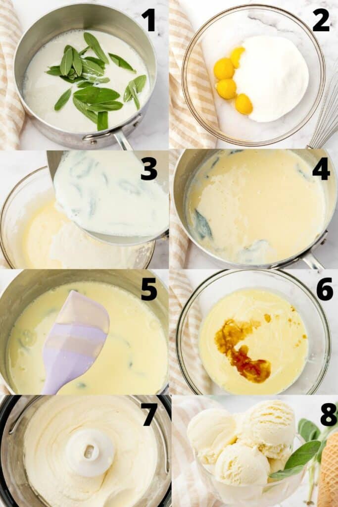 Sage Ice Cream Ice Cream From Scratch