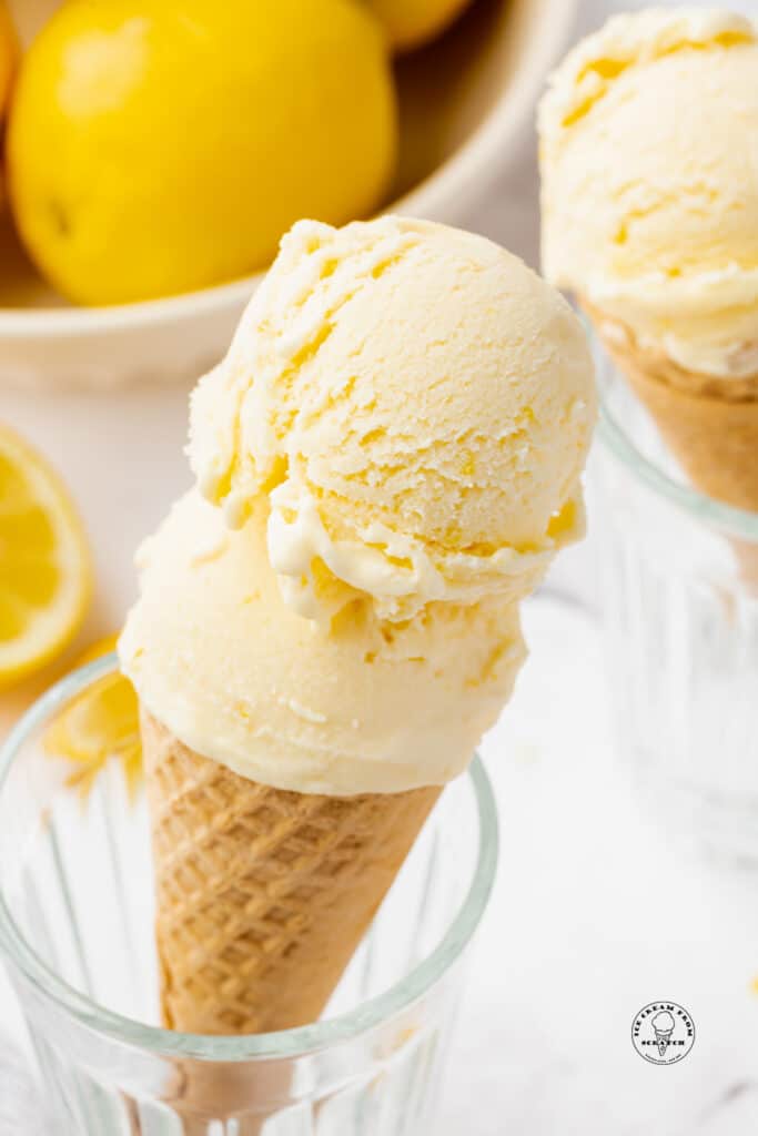 Lemon Custard Ice Cream - Ice Cream From Scratch