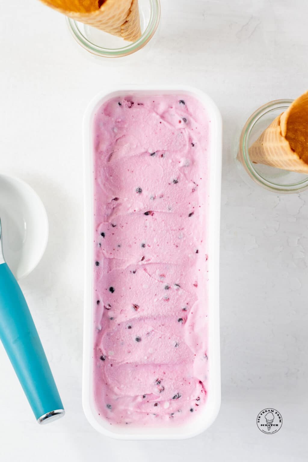 Huckleberry Ice Cream - Ice Cream From Scratch