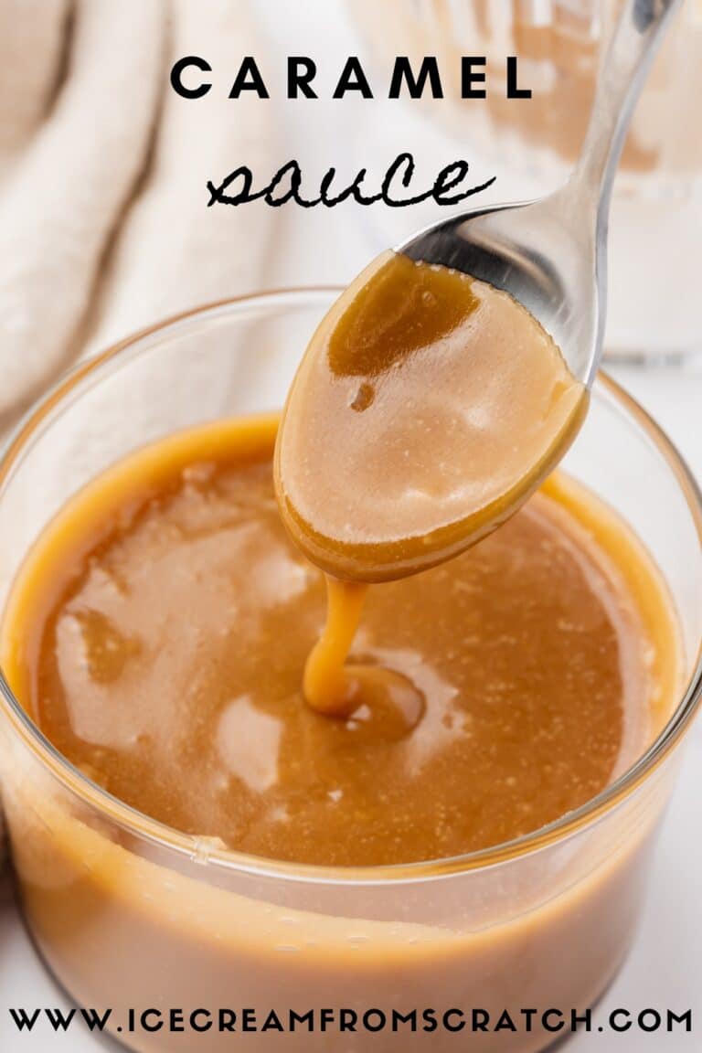Caramel Sauce Ice Cream From Scratch