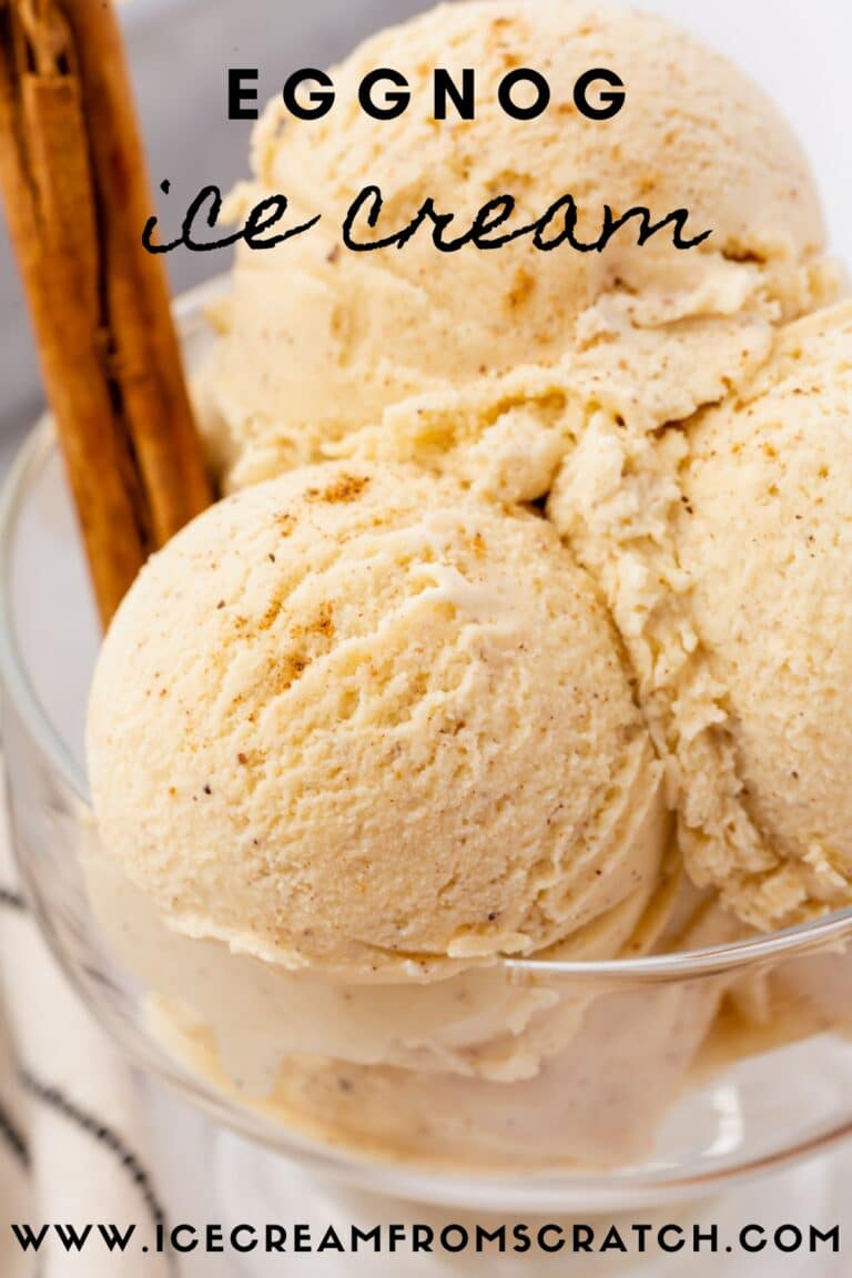 Eggnog Ice Cream - Ice Cream From Scratch