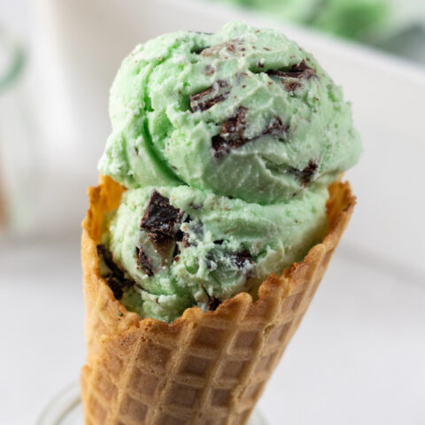 Andes Mint Ice Cream - Ice Cream From Scratch