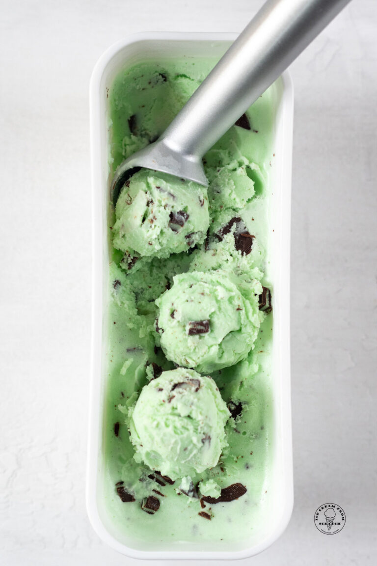 Andes Mint Ice Cream - Ice Cream From Scratch