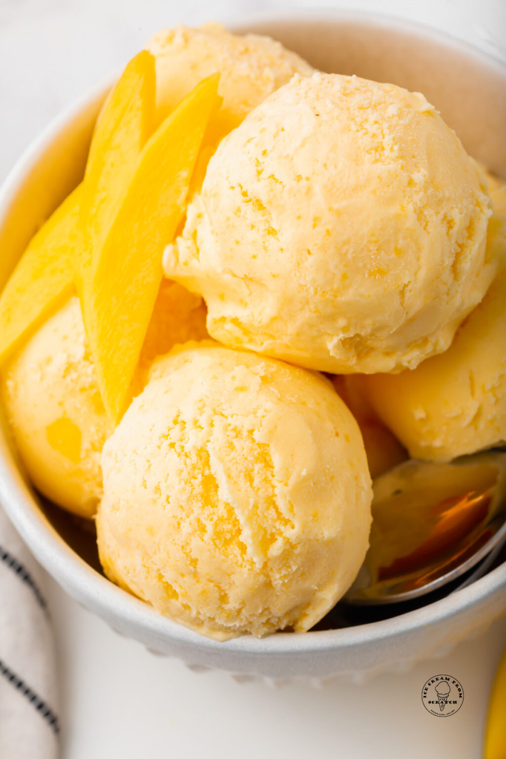 Mango Gelato Ice Cream From Scratch