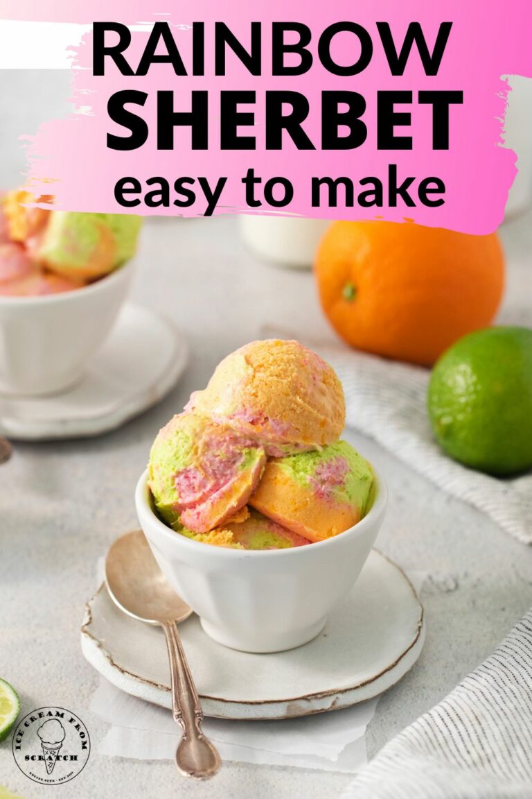 Easy Rainbow Sherbet Recipe Ice Cream From Scratch