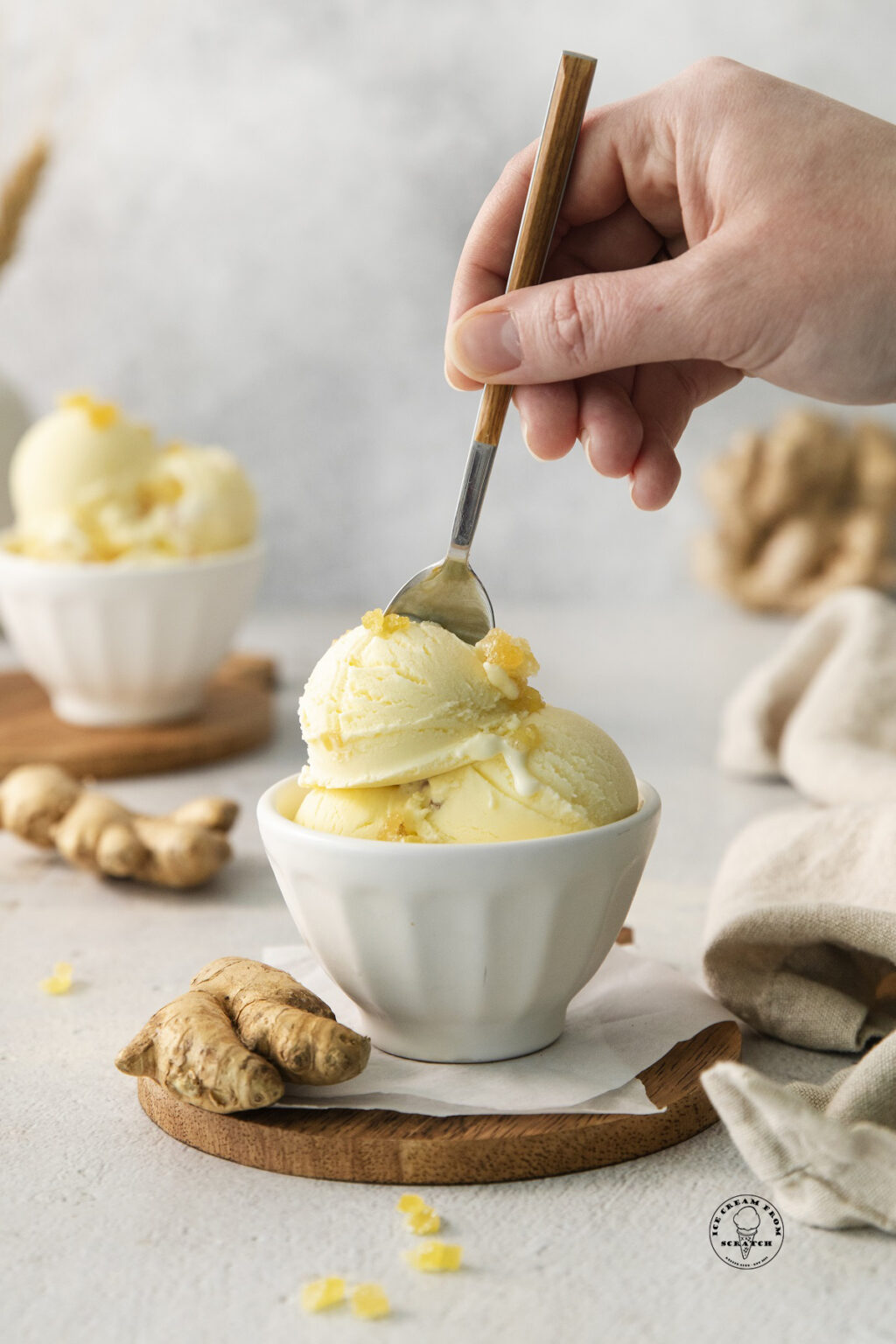 Easy Ginger Ice Cream Recipe Ice Cream From Scratch