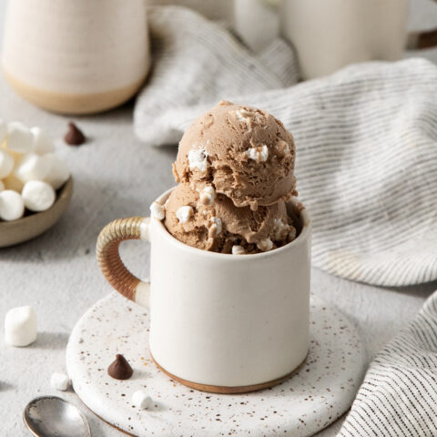 Easy Hot Chocolate Ice Cream Recipe - Ice Cream From Scratch
