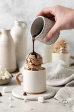 Easy Hot Chocolate Ice Cream Recipe - Ice Cream From Scratch