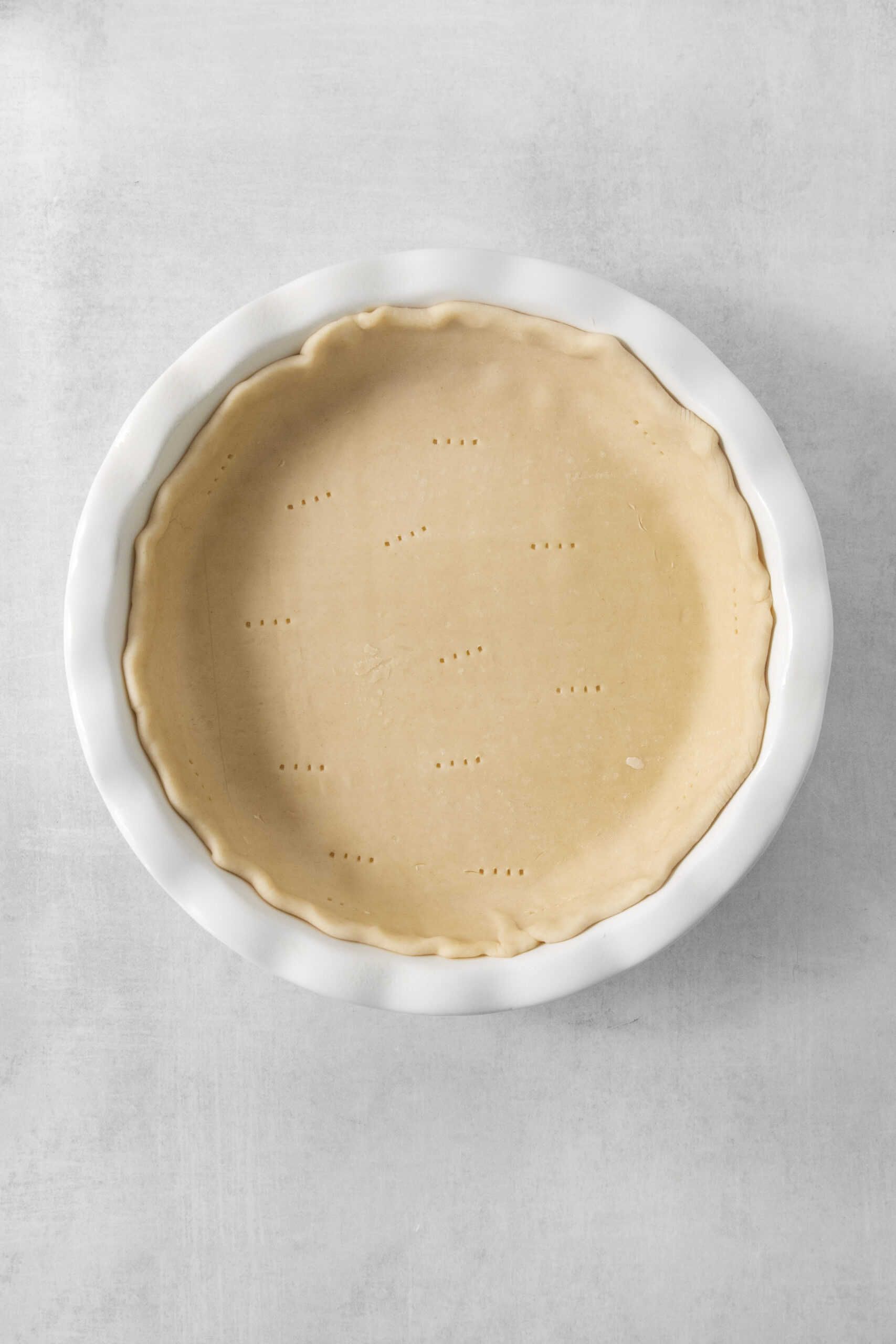pie crust in a pie dish